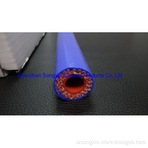 Nontoxic And Harmless Silicone Braided Tube With Different Color 